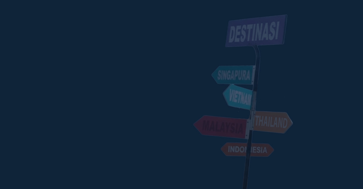 Ilustrasi papan arah destinasi wisata - NEXT Indonesia Center