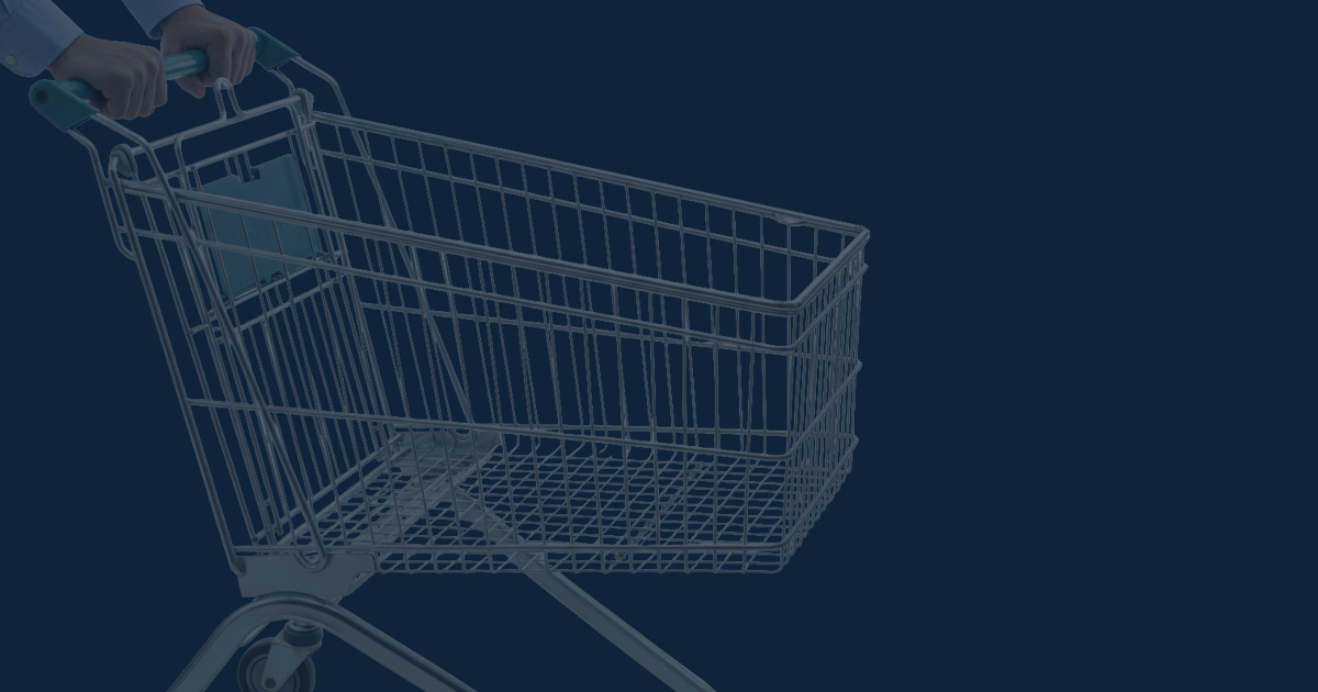 Ilustrasi troli belanja kosong - NEXT Indonesia Center