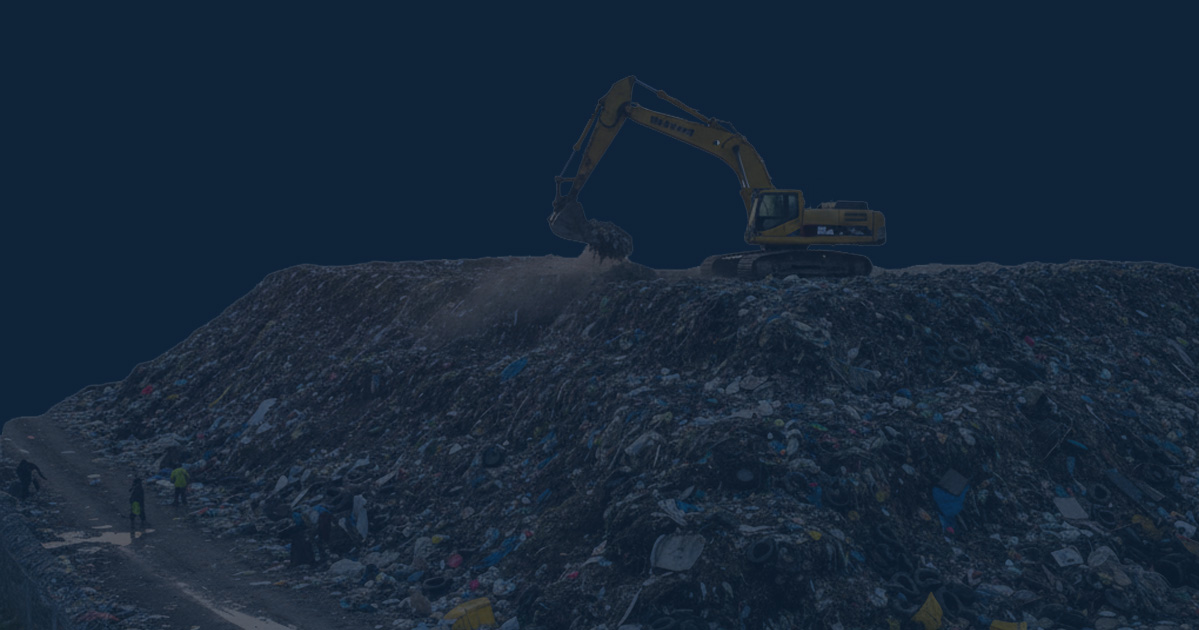 Ilustrasi tumpukan sampah - NEXT Indonesia Center