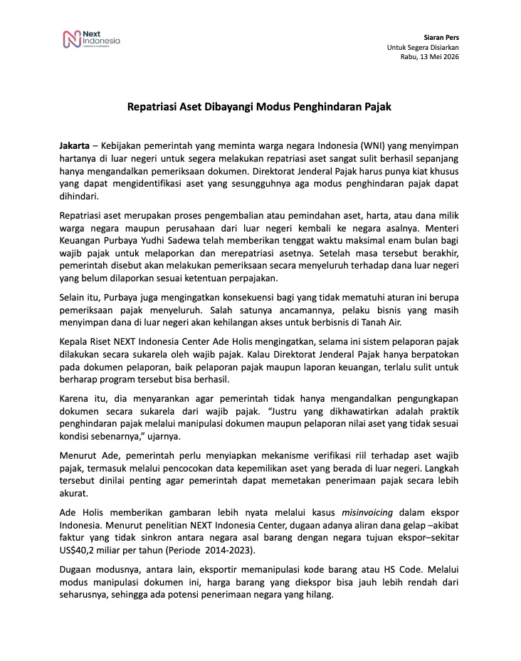 Cover Siran Pers Repatriasi Aset Dibayangi Modus Penghindaran Pajak.png