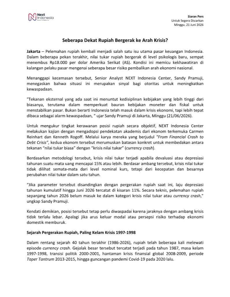 Cover Siaran Pers Seberapa Dekat Rupiah Bergerak ke Arah Krisis?.png